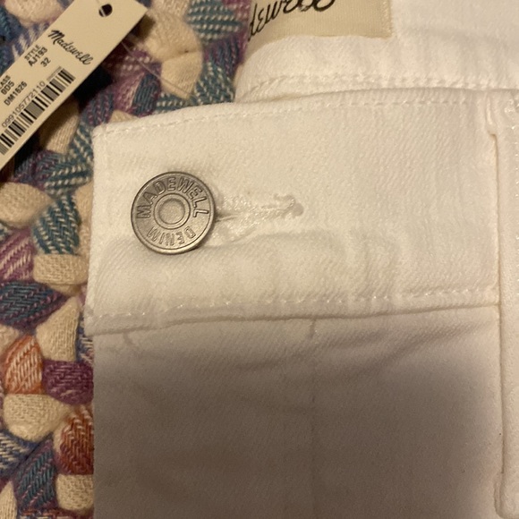 Madewell White Vintage Crop Jeans - Picture 4 of 10